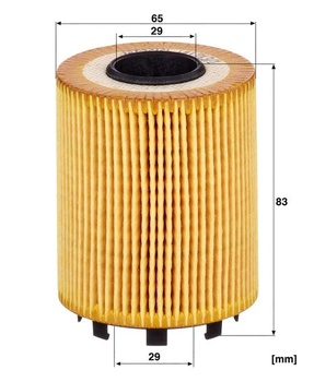 MANN-FILTER, HU 713/1 x Olejový filter