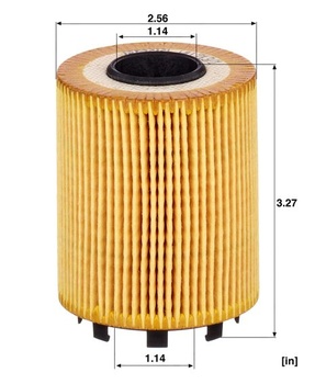 MANN-FILTER, HU 713/1 x Olejový filter