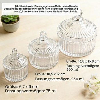 Súprava dóz Generic 3pc-DomeLid
