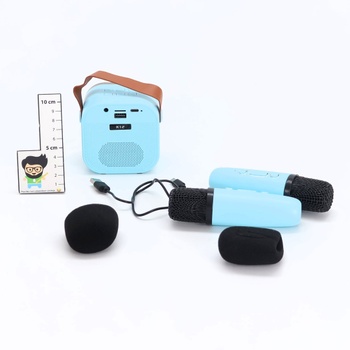Karaoke automat pro děti i dospělé, mini karaoke mikrofon, bezdrátový, přenosný Bluetooth