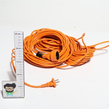 Predlžovací kábel Zenitech 40m oranžový