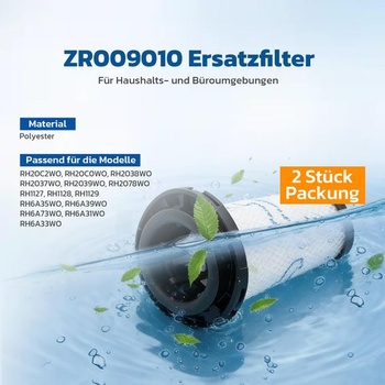 2 náhradné filtre ZR009010, náhrada za Rowenta X-Force Flex 9.60 RH20C2WO, RH20C0WO, RH2038WO,