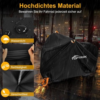 Toptrek Voděodolný obal na kolo 210D pro 3 jízdní kola 220x120x110cm