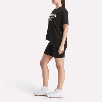 Dámske voľnočasové kraťasy Reebok Frida Small Logo Cycle Short M Čierne