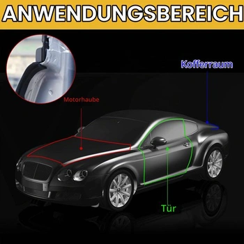 Tesniaca páska do auta v tvare Z X AUTOHAUX 4m, 1 kus, vodotesná EPDM guma
