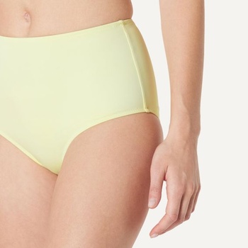Dámske plavky s vysokým pásom Amazon Essentials (k dispozícii vo veľkostiach Plus) 36 svetlo žlté
