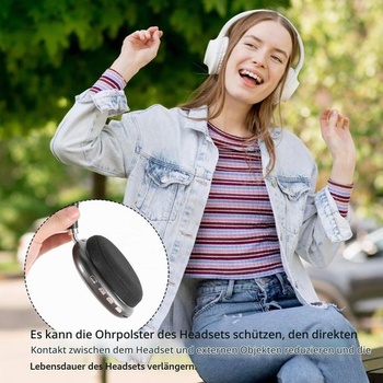 Sada 6 penových náušníkov 55 mm pre slúchadlá, náhradné penové vankúšiky pre slúchadlá, ochranné