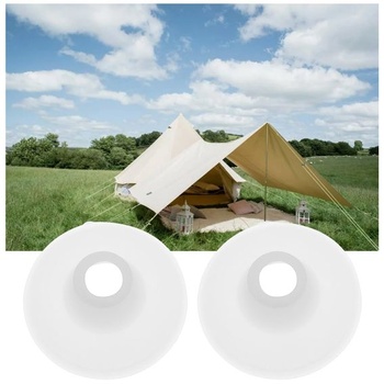 Protidažďové čiapky SG Store 10 kusov pre stan W4, priemer 6,5 mm, stan Bell Tent, kempingová