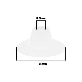 Protidažďové čiapky SG Store 10 kusov pre stan W4, priemer 6,5 mm, stan Bell Tent, kempingová