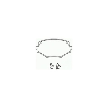 Súprava brzdových doštičiek Brembo P 49 020, kotúčová brzda - (4dielna)