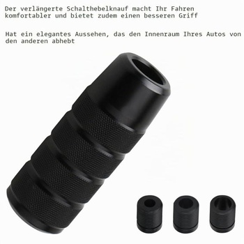 CGEAMDY Manuálna radiaca páka prevodovky, radiaca páka z hliníkovej zliatiny, 9,5 cm radiaca páka pre