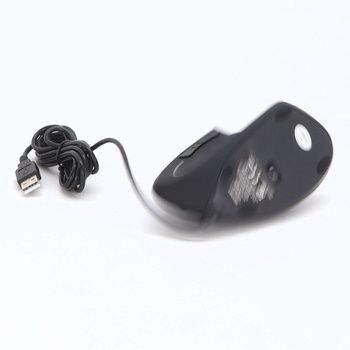 Ergonomická myš TECKNET s USB káblom, 6400 DPI, 6 tlačidiel, Vertikálna myš, Optická počítačová myš