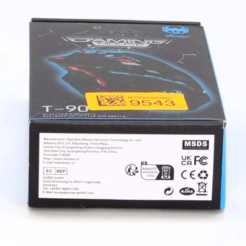 herná myš zelotes T90 9200 DPI, 8 programovateľných tlačidiel, viacrežimová LED, USB herná myš,