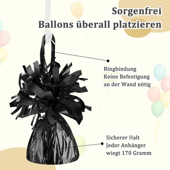 Závaží na balónky s héliem, závaží na balónky, 10 kusů, závaží na balónky, závaží na balónky,