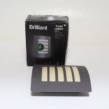 Brilliant Todd 47682/63 vonkajšie nástenné svietidlo E27 60W antracit, 90x23x29cm