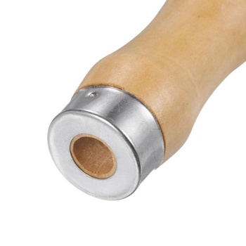 Sada 3 rukojetí pilníků QUARKZMAN, dřevěná rukojeť, délka 120 mm, kulatý otvor 9,5 mm, ergonomické
