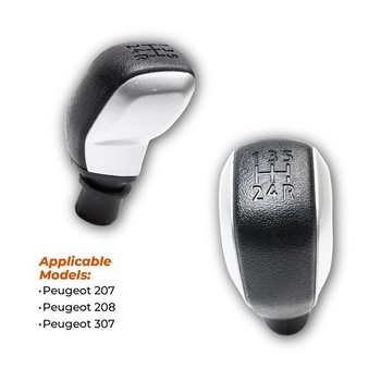 Strieborná 5-stupňová radiaca páka pre Peugeot 207 208 308 407 508 2008 Peugeot Partner Citroen C2 C3