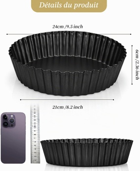 AZKEEGREY guľatá forma na koláč 24 cm