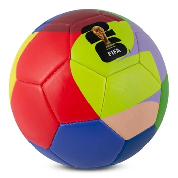 Hy-Pro oficiálne licencovaná futbalová lopta FWC26 veľkosti 5 – tréningová lopta s dizajnom trofeje a