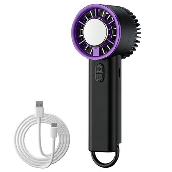 Dobíjací ručný ventilátor, prenosný ručný ventilátor s 3…