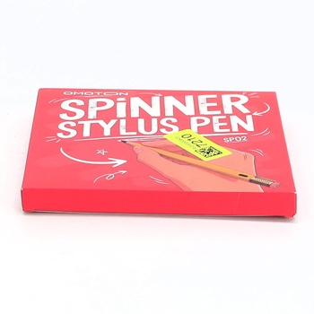 Stylus OMOTON SP02 s Fidget Spinnerom pre Apple iPad 2018-2026 - žltý | Rozpoznávanie náklonu,