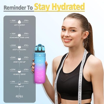 Športová fľaša na vodu 500ml, 700ml, 1l, 1,5l detská fľaša na vodu, nepriepustná, bez BPA,