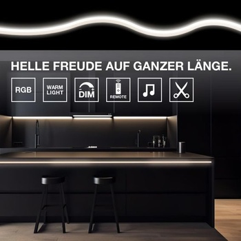 Osram FLEX AUDIO 5M LED pásik VR RC, biely, 21W, 320lm