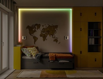 Osram FLEX AUDIO 5M LED pásik VR RC, biely, 21W, 320lm