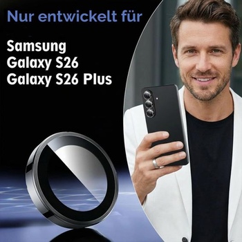 Ochranný kryt fotoaparátu pre Samsung Galaxy S26 / S26 Plus, čierny