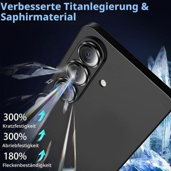 Ochranný kryt fotoaparátu pre Samsung Galaxy S26 / S26 Plus, čierny
