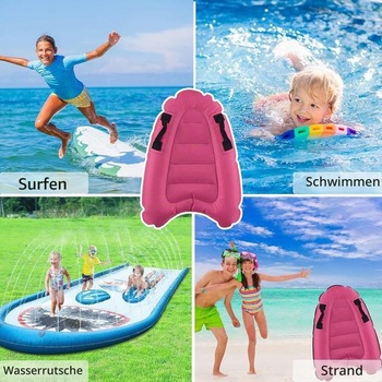 Nafukovací bodyboard, prenosný nafukovací plavecký raft, surfovacie dosky, mäkké bodyboardy na