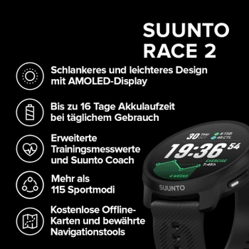 Športové hodinky Suunto čierna