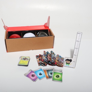 Pokémon: Poké Ball Box Set – Poké Ball, Honor Ball a BIS Ball (9 boostrov a 6 stránok s nálepkami)