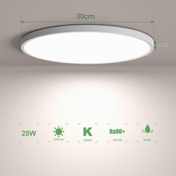 Stropné svietidlo OTREN LED Ø30cm 2400lm