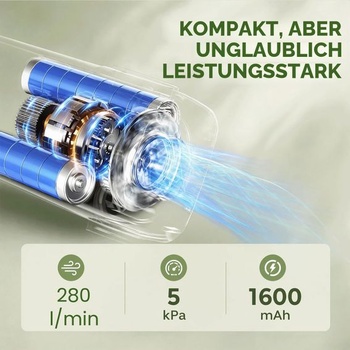 Kompaktné elektrické vzduchové čerpadlo na nafukovací matrac s kempingovou lampou, dobíjacie