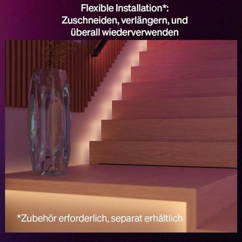LED světelný pásek Philips Hue Flux 10 m, 1200 lm, zářivé barvy, flexibilní vnitřní osvětlení,