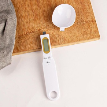 Digitální lžícová váha, 500 g/0,1 g, digitální kuchyňská váha s rukojetí, malá váha na pečení s LCD