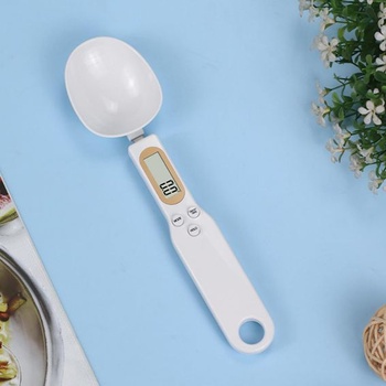 Digitální lžícová váha, 500 g/0,1 g, digitální kuchyňská váha s rukojetí, malá váha na pečení s LCD