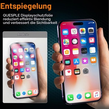 [2 balení] Matné tvrzené sklo s ochranou soukromí pro iPhone 14 Pro, 28° matná ochranná fólie proti