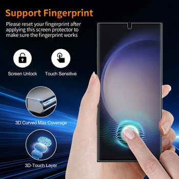 [2 ks] Matná ochranná fólie proti špionážnímu okně pro Samsung Galaxy S23 Ultra, ochrana proti