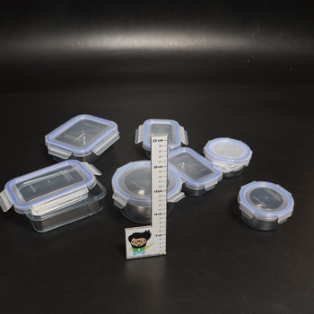 Boxy na potraviny AmazonBasics Transparent