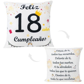 Obliečka na vankúš Seutgjie Gifts k 18. narodeninám, pre 18 rokov, pre ženy, mužov, pre manželku,