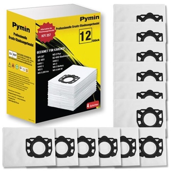 Vrecká do vysávača Pymin 12 ks pre Kärcher KFI 357 WD2 Plus WD3s WD3V