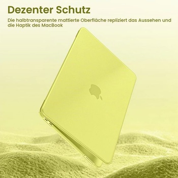 Pouzdro BlueSwan pro MacBook Neo A3404 (A18 Pro) 2026 Flexibilní Matná Citrusová Matná Citrusová