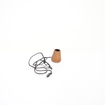Stolová lampa Eglo Asby kužeľovitá, drevo