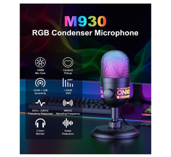 Herní RGB mikrofon Onikuma M930