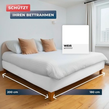 Obloženie postele Wrappybag 180 x 200 cm – Nový vzhľad pre váš starý rám postele – Poťah na rám