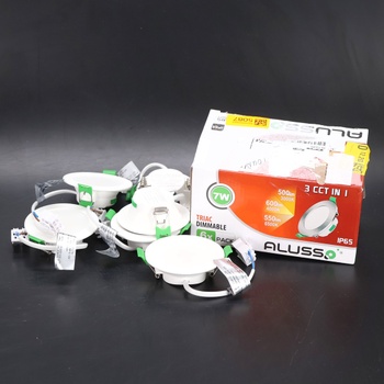 Bodové svietidlá Alusso SQ25R-107D3F-W-6 6ks
