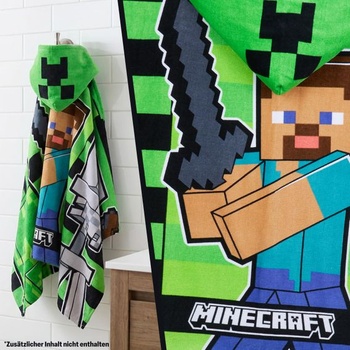 Uterák s kapucňou z bavlny Minecraft 6-14 rokov