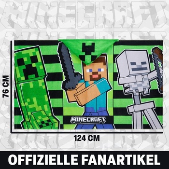 Uterák s kapucňou z bavlny Minecraft 6-14 rokov